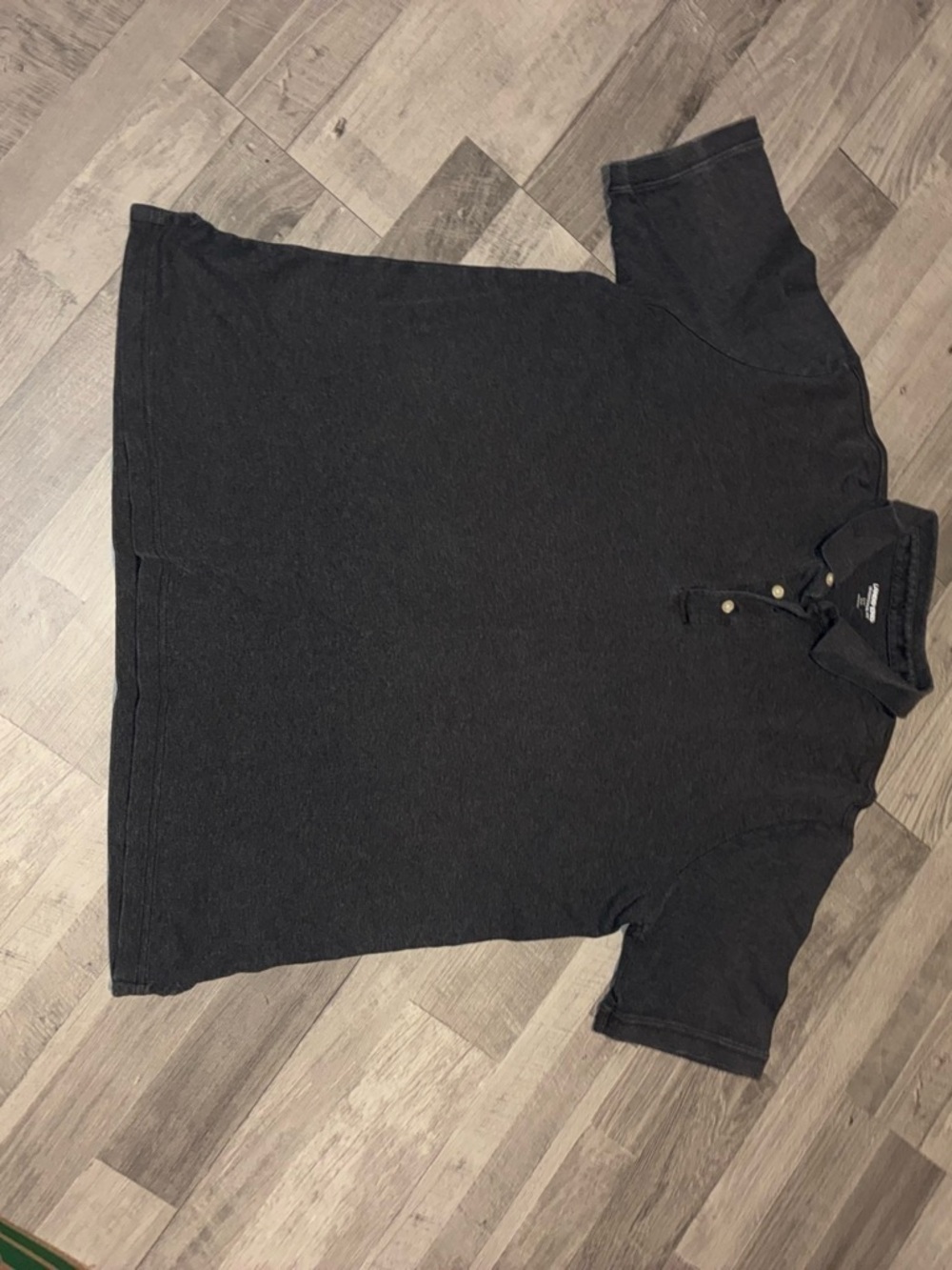 Lands' End Charcoal Gray Polo Shirt